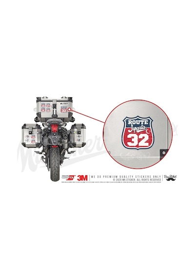 Roup44 Route Isparta 32 Sticker