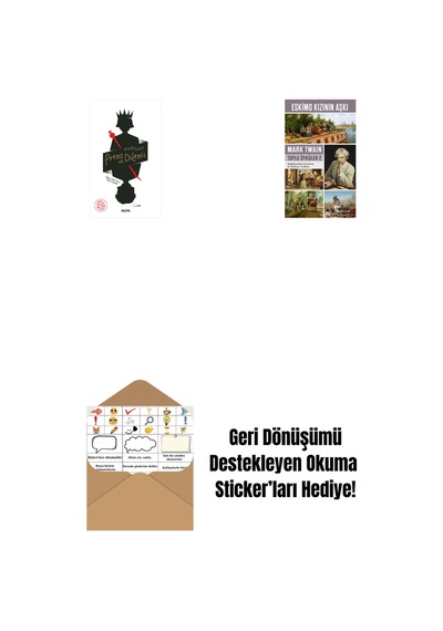 Prens Ve Dilenci + Eskimo Kızının Aşkı + Okuma Sticker'ları