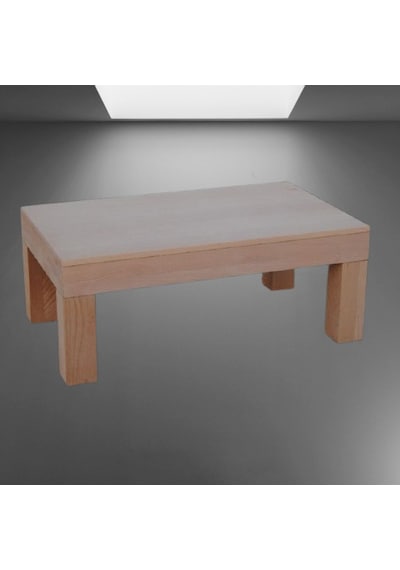 Orta Sehpa KÜT Model Ahşap Kayın Ayak Mdf HAM Tabla Kutu içinde sevk El Yapım