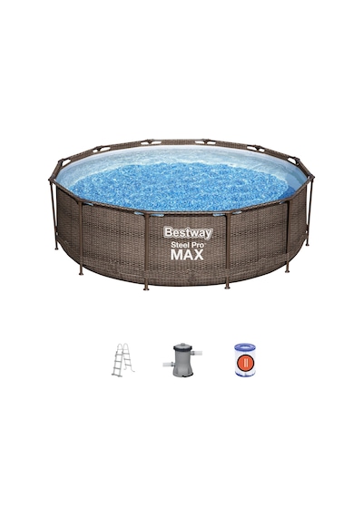 Bestway 56709 Steel Pro Max Yer Üstü Prefabrik Havuz Seti 3,66 M X 1,00 M