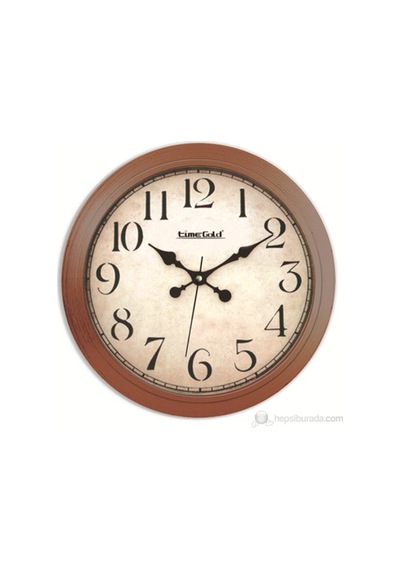 Time Gold Ahşap Salon Ofis Duvar Saati 46 Cm Ahşap
