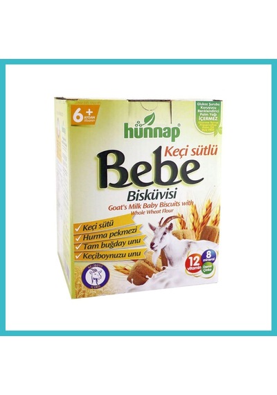 Keçisütlü Vitaminli Bebe Bisküvisi 400 G