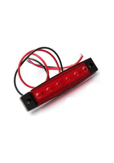 30 Adet Kırmızı Yan İşaret Lambası 12 Volt