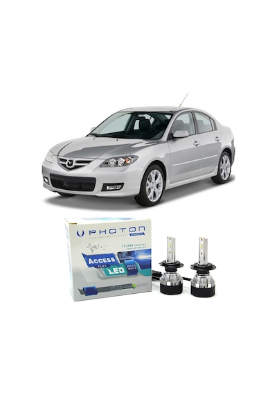 Mazda 3 Led Xenon Uzun Far Ampulü Hb3 Access Yeni Seri Beyaz 2003-2008