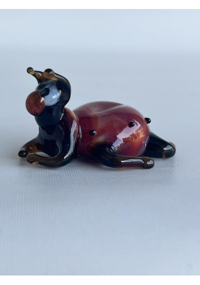 El Yapımı Murano Cam Örümcek Biblo A42-02