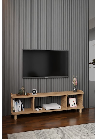 150 Cm Modern Tv Ünitesi Ayaklı Raflı Salon Oturma Odası Dekoratif Televizyon Sehpası Tv Sehpası Atlantik Çam 150 Cm Modern Tv Ünitesi Ayaklı Raflı Salon Oturma Odası Dekoratif Televizyon Sehpası Tv Sehpası Atlantik Çam
