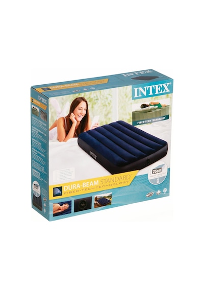 64757 Intex Fiber-tech Klasik Yatak 99x191x25 CM Lacivert