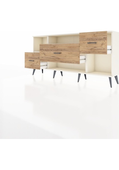 Arges Konsol 2 Raflı 3 Çekmeceli 176x30x83 Aytaşı-aytaşı/çam Aytaşı/çam Arges Konsol 2 Raflı 3 Çekmeceli 176x30x83 Aytaşı-aytaşı/çam Aytaşı/çam