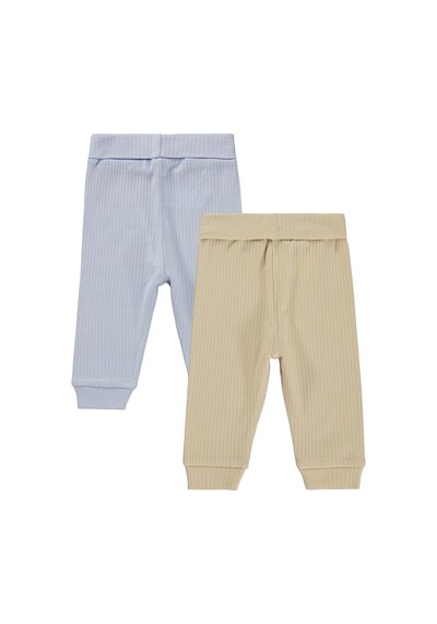 Minidamla Patiksiz Basic 2'li Set 3-12 Ay Tek Alt Bebe - Mavi