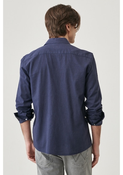 Wrangler Erkek Gömlek W221085410 Lacivert