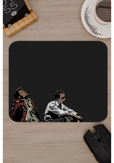 Fight Club Dövüş Kulübü Film V5 22x18 Gaming Kauçuk Kaymaz Taban Mouse Pad Fare Altlığı