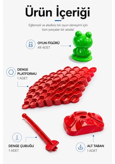 Frogg Denge Oyunu - Eğitici Ve Öğretici 2 Kişilik Eğlenceli Oyun