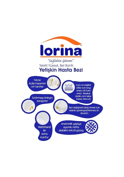 Lorina Bel Bantlı Hasta Bezi L 30 Lu L