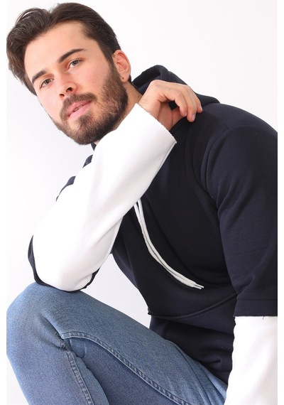 1042 Dewberry Erkek Sweatshırt-lacivert Lacivert