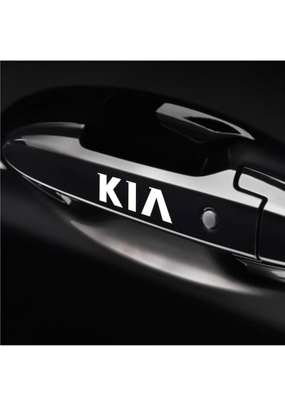 Kia Araba Kapı Kolu Araç Sticker Yapıştırma 8Ad