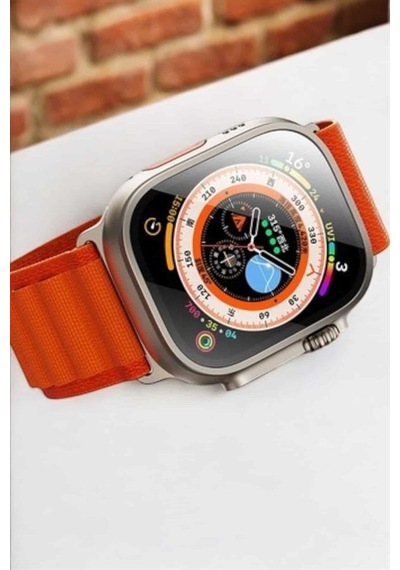 Bluetooth Bağlantılı 49mm Dokunmatik Akıllı Saat Sağlık Ve Spor Takip Özellikli