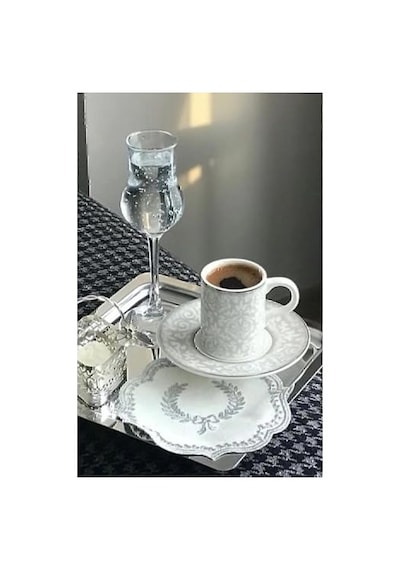 6 Adet Lüx Kare Paslanmaz Çelik Sunum Tepsini 21x21cm Kahve Servis Sunum Tepsisi &amp Amp Tabağı Gümüş Diğer