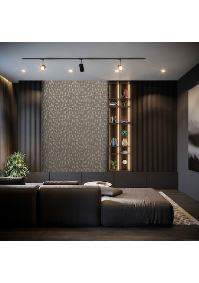 Adawall Omega 23204-4 Çizgili Modern Geometrik Desenli Düz Sade Duvar Kağıdı
