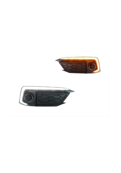 Autogp Honda Civic Fc5 Drl Ön Sis Lambası Tek Çizgi 2019+ Makyajlı Kasa Uyumlu