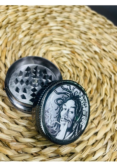 BobMarley Metal 2Parça SivriDiş TutunÖğütücü Grinder 50mm