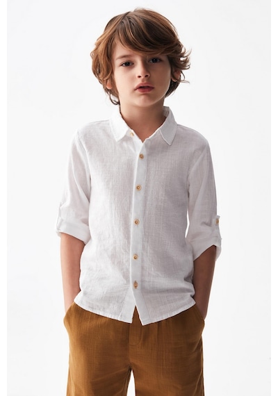 Nk Kids Erkek Gömlek 24ynk46516 Beyaz