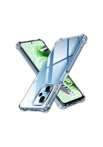 Xiaomi Redmi Note 12 Proplus 5g Kapak Kamera Korumalı Antishock Köşe Korumalı Şeffaf Silikon Kılıf