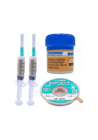 Krem Lehim 183c 42g Lehim Toplama Ve Lehim Emme Teli 3,5mm 4lü
