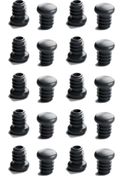 19 Mm Yuvarlak Plastik Sandalye Profil Boru Tapası 20 Adet