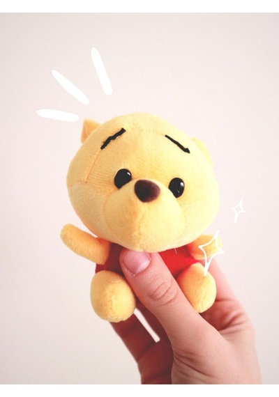 Winnie The Pooh Peluş Ayı Anahtarlık Çanta Aksesuarı - 15 Cm