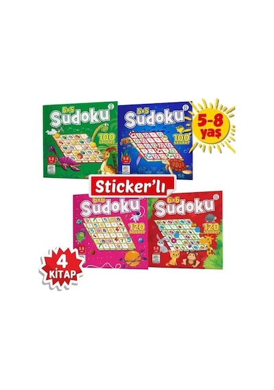 5-8 Yaş Stickerlı Sudoku Seti