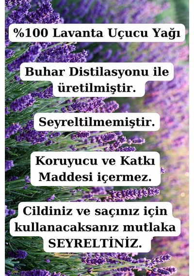 Lavanta Yağı 10 Ml - %100 Seyreltilmemiş, Doğal Seyreltilmemiş Lavanta Uçucu Yağı 20 ML