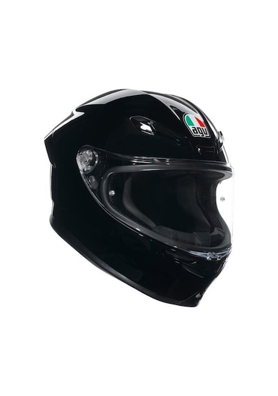 Agv K6 S Black Mono Kapalı Kask Siyah