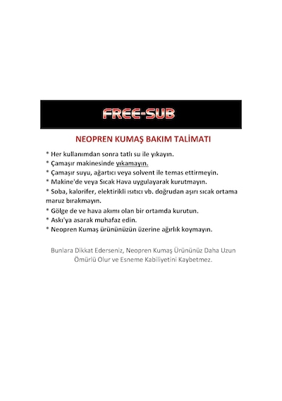 Free-Sub 3Mm Siyah Jarse Kaymaz Tabanlı Dalış Çorabı (489036328) Siyah
