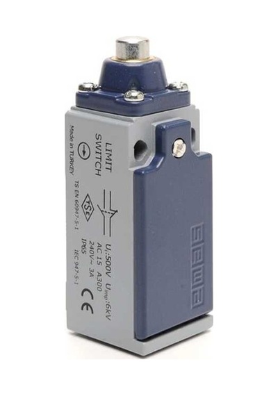 Emas L51K13PUM211 L51 Metal Gövde 10 mm Metal Pim Ani Hareketli 1NO+1NC Sınır Şalter