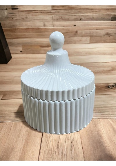 Bernami Mumluk Şamdanpinterest Özel El Yapımı Kapaklı Seramik Şekerlik Lokumluk Takı Organizer Mumluk Diğer