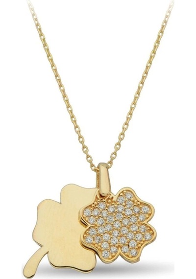 Yonca Altın Kolye 14k