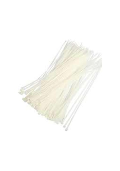 Plastik Çırt Kelepçe 100 Parça Beyaz 3.6x200mm. 5671