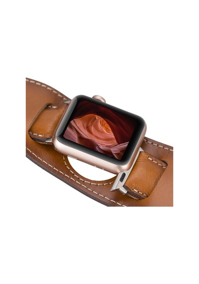 Bouletta Apple Uyumlu  Watch Deri Kordon 42-44-45mm Cuff RST2EF