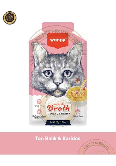 Karides & Ton Balık Çorbası Kedi Ödül Maması 50 Gr