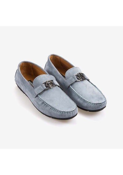 Mocassini Tokalı Erkek Loafer M584 Buz Suet