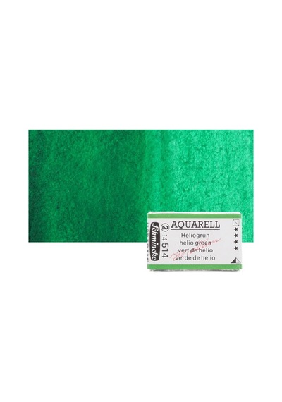 Schmincke Horadam Aquarell 1/1 Tablet 514 Helio Green Seri 2
