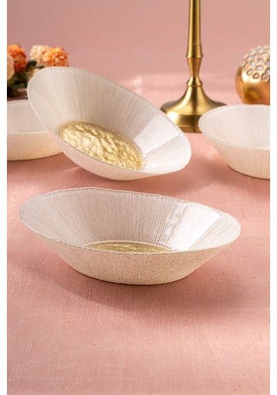 Emsan Golden 4 Parça Cam Gondol 21 Cm Gold