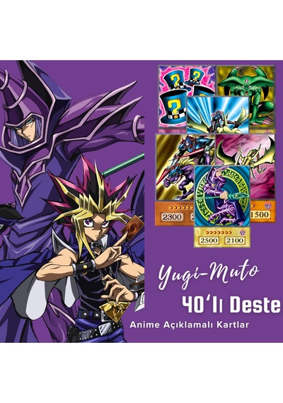 Yu-gi-oh Yugi Muto 40'lı Anime Deste