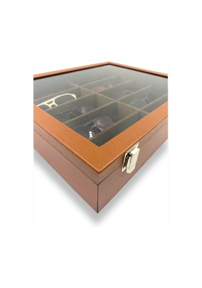 Richbox 10'lu Gözlük Kutusu Taba
