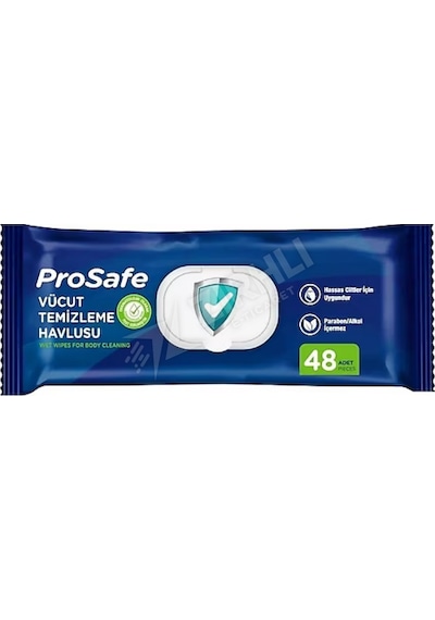 5 Adet Prosafe Vucut Temizleme Havlusu 50'li 1 Numara
