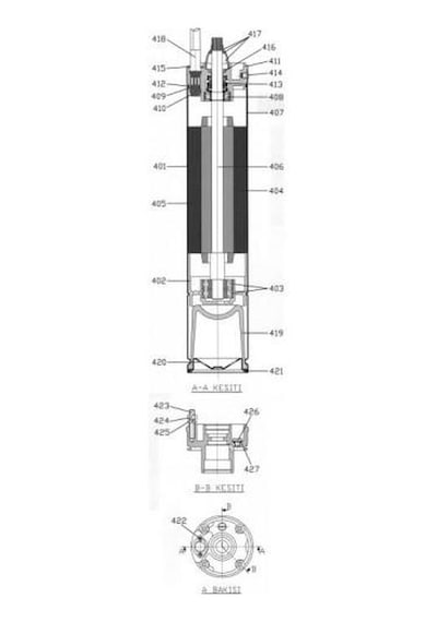 3X220 3Hp Impo Solar Motor