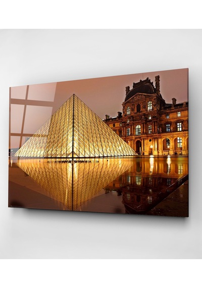 Louvre Müzesi Cam Tablo, Dekoratif Cam Tablo