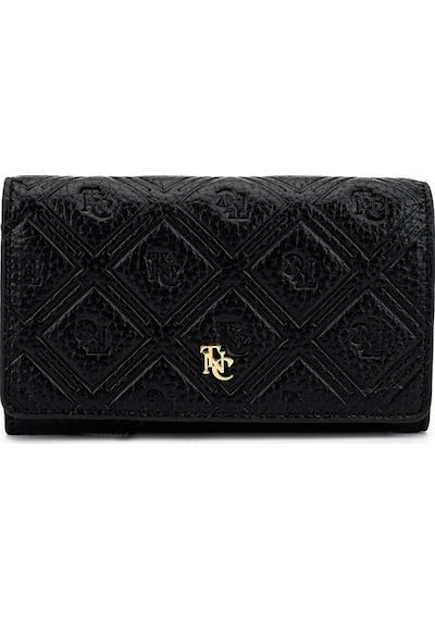 Tamer Tanca Kadın Hakiki Deri Siyah Cüzdan 1155 107 Bn Czdn Sk25-26 Sıyah Fltr Bsk Siyah