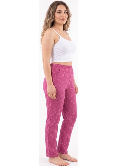 Kadın Tek Penye Pijama Alt Bgl-st05656 Gülkurusu