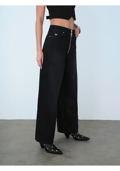 Super Baggy Baggy Fit Kadın Pantolon Denim